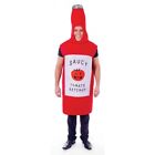 Bristol Novelty Mens Tomato Sauce Bottle Costume (BN1706)