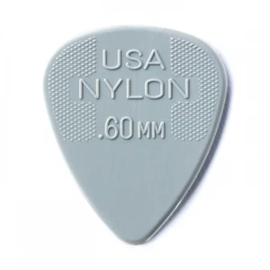 3 x Jim Dunlop 0,60 mm Nylon Standard Gitarren-Plektren - 3er-Pack Top-Qualität Gitarrenplektren - Bild 1 von 1