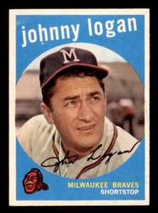 1959 Topps Baseball #225 Johnny Logan NM/MT