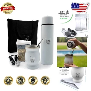 Comprehensive Yerba Mate Kit with Portable Heater, Cup, and Insulated Thermos - Picture 1 of 8