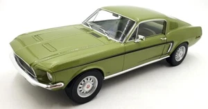 Norev 1/12 Scale Diecast 122704 Ford Mustang Fastback GT 1968 Light Green - Picture 1 of 6