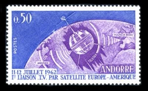 Andorra: 1962 First Satellite Television Transmission (Telstar) (154) Mint - Picture 1 of 1