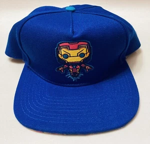 Funko POP! Iron Man Hat Black Light Neon Snapback Hat Target Exclusive - Picture 1 of 4