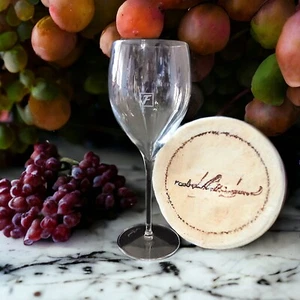Luigi Bormioli Wine Glass Magnifico 24 oz Extra Large SINGLE F Initial Signed - Picture 1 of 14