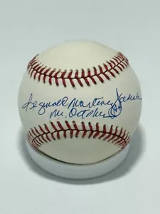 REGGIE JACKSON Signed AL Baseball - Full Name w/ "Mr. October" AUTO - JSA - Picture 1 of 1