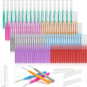 120Pcs Interdental Brush 7 Sizes Braces Brush Toothpicks with Soft Bristles 3... - Picture 1 of 1