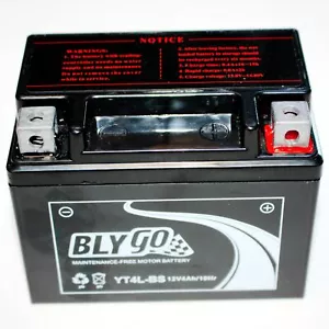 YT4L-BS 12V 4AH Battery 50cc 70cc 110cc PIT PRO TRAIL DIRT QUAD BIKE ATV BUGGY - Picture 1 of 11