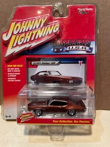 1/64 JOHNNY LIGHTNING MUSCLE CARS USA 1971 PONTIAC GTO BROWN - Picture 1 of 2