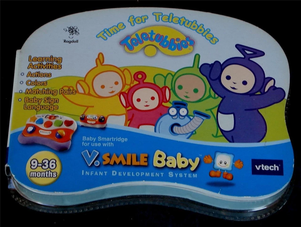 NEW Vtech Vsmile Cartridge: Time for Teletubbies - 9-36 Months  BRAND NEW - Image 1 of 1