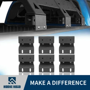 Hooke Road Bed Rack Tonneau Mount Brackets Fit Toyota Tacoma 2005-2023 Black - Picture 1 of 12