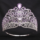 European Crystal Wedding Crowns Rhinestone Tiaras Party Stage Hair Accessories