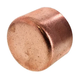 4" Copper Cap Sweat End - COPPER PIPE FITTING - Picture 1 of 3