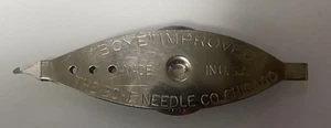 Vintage Tatting Shuttle The Boye Needle Co Chicago USA "BOYE" IMPROVED - Picture 1 of 5