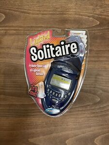 Radica Lighted Solitaire 2003 Handheld Electronic Game Auto NOS Sealed