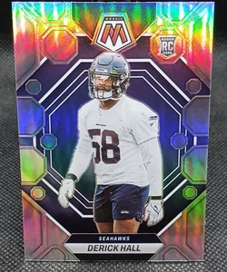 Mosaic Silver Refractor 2023 - Derick Hall RC #310 Seattle Seahawks - Imagen 1 de 2