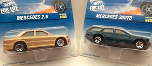 Hot Wheels Lot x2 Mercedes ' 300TD #606 2.6 #605 ' VTG New 1997 - Picture 1 of 5
