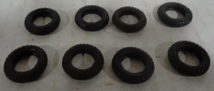 8 ORIGINAL SMALL TIRES FOR A.C. GILBERT AUTORAMA 1/32 SCALE SLOT CARS - Picture 1 of 3