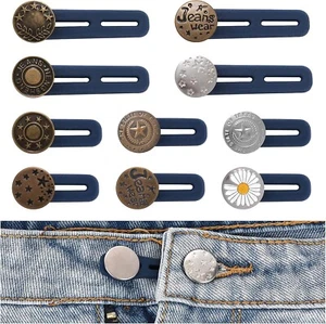 10 Pack Pants Expander Button Jeans Waist Extender Button10 Styles for Men Women - Picture 1 of 7