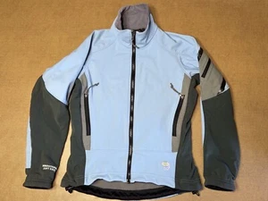 Mountain Hardwear Windstopper Soft Shell Jacket Blue Gray Made In USA Size 6 - Picture 1 of 10