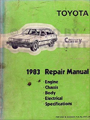 Manual De Taller Original OEM De Toyota Camry 1983 - Imagen 1 de 2