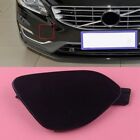 Sleek Front Bumper Tow Hook Eye Cover for Volvo For XC60 2014 2017 Black Finish