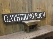 Gathering Room Rustic Wood Sign, Kitchen, Dining Room, Home dÃ©cor, Family Room,