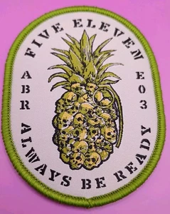 *NEW* 5.11 TACTICAL ABR ISLAND-NADE PATCH HOOK BACKING PINEAPPLE SKULL GRENADE - Picture 1 of 7