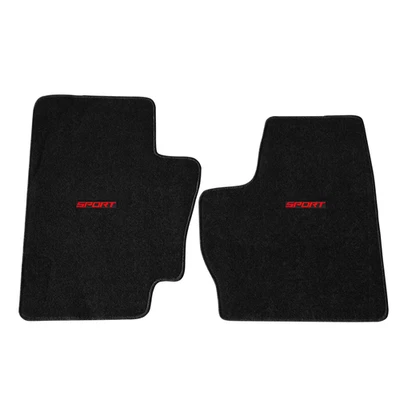 适合 94-01 Ram 1500 2500 3500 4000 黑色尼龙脚垫地毯前 2 件 — 第 1/4 张图片