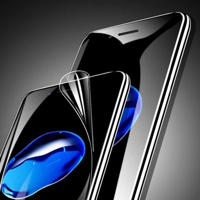 For iPhone 15 14 13 12 11 Pro Max Screen Protector Silicone Clear Hydrogel - Image 1 of 4