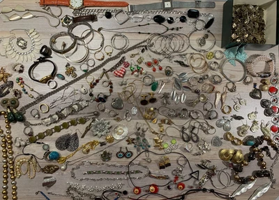 Mode Schmuck Konvolut | Bastler Lot Sammlung Schrott defekt R - Bild 1 von 4