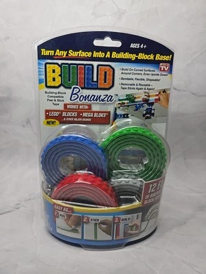  Bonanza Build Building Block Base Peel & Stick  12 ft. As seen on TV NEW - Image 1 of 4