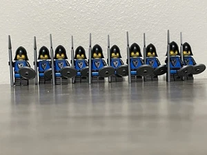 10 Lego Black Falcon Knight Spearmen Minifigure - Picture 1 of 6