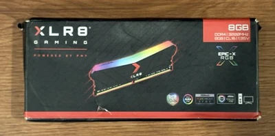 PNY XLR8 Gaming 8GB DDR4 3200MHz (PC4-25600) CL16 1.35V RGB Desktop (DIMM) - Image 1 of 2