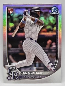 2025 Bowman Adael Amador Chrome Red RC Rookie Redemption #31 Rockies - Picture 1 of 2
