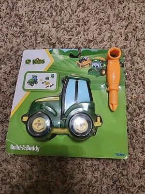 New Tomy John Deere Kids Build-A-Buddy Johnny Toy Tractor Take Apart & Build - Image 1 of 2
