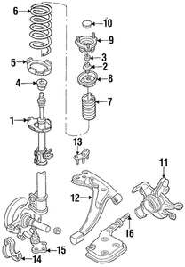 Rótula inferior original Ford F3XY-3050-A - Imagen 1 de 1