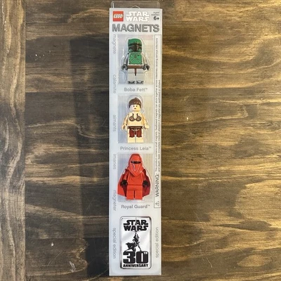 Lego Star Wars Minifigura Juego de Imanes 852085 Boba Fett Leia Guardia Real Sellado Nuevo Foto 1 de 4
