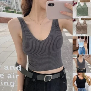 Stylish Womens V Neck Sling Top Perfect for Vacation and Everyday Activities - Picture 1 of 25