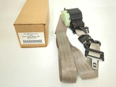 New OEM Ford Front Seat Belt Retractor 1997-2002 Escort Tracer Tan RH Front 4dr - Image 1 of 4