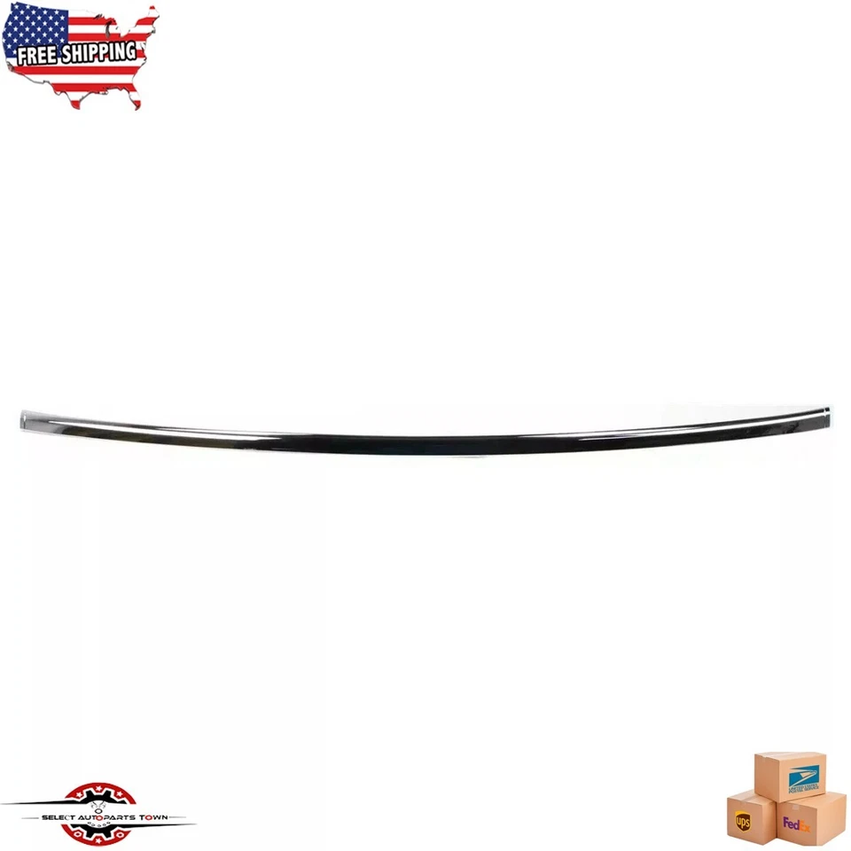 Fits 1998-2002 Lincoln Town Car New Rear Bumper Face Bar Trim Chrome FO1157243 - Изображение 1 из 4