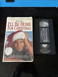 Disneys I'll Be Home For Christmas VHS 1999 Clamshell Jonathan Taylor Thomas - Bild 1 von 2