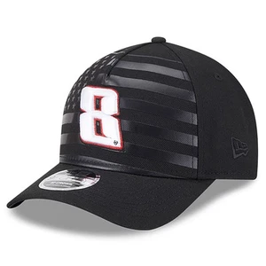 Hombre New Era Negro Kyle Busch Bandera Americana 9FORTY M-Corona Marco A Ajustable - Imagen 1 de 5