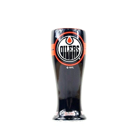 EDMONTON OILERS CERAMIC COLLECTIBLE PILSNER SHOT GLASS 2.5 OZ NHL NEW Cover