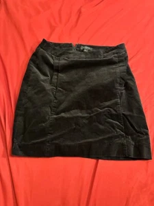 Ann Taylor Black Velvet Skirt Vintage - 8p - Picture 1 of 4