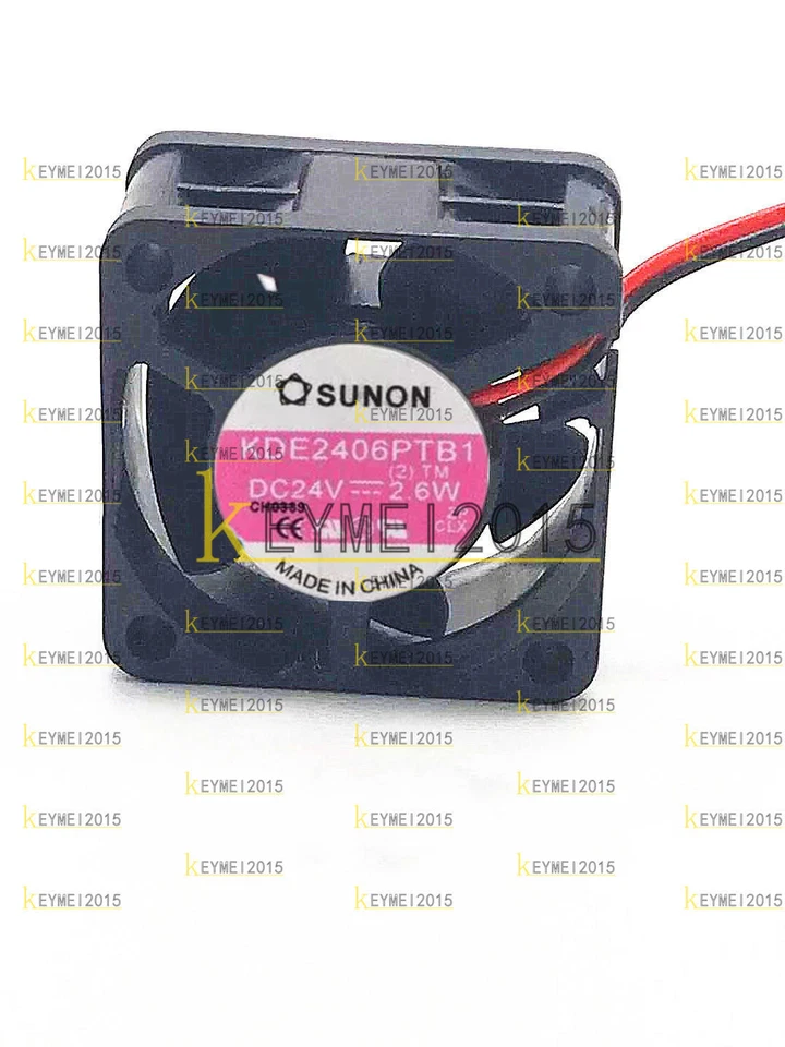 SUNON 6CM 6025 KDE2406PTB1 24V 2.6W 3-pin double ball inverter fan New - Image 1 of 1