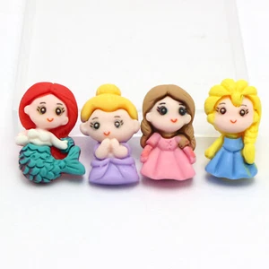 Dije de resina de respaldo plano para princesas niñas cabujones adorno decoración artesanal 20 un. - Imagen 1 de 5