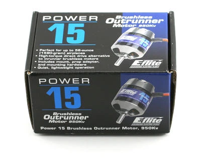 Eflite Power 15 Brushless Outrunner Electric RC Airplane Motor 950kv EFLM4015A - Image 1 of 4