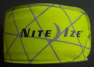 NITE IZE SlapLit LED Slap Wrap - Neon Yellow Red Glow LED New FREE SHIPPING! - Picture 1 of 5