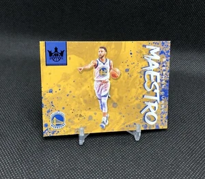 2019-20 Court Kings Stephen Curry “MAESTRO” /25 SAPPHIRE COLOR MATCH SSP No. 5 - Picture 1 of 18