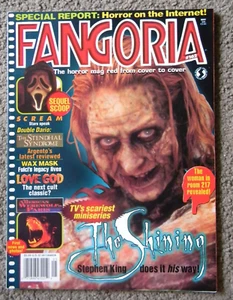 FANGORIA : ISSUE 162 : HORROR : SHINING/STENDHAL SY/SCREAM/WAX MASK : 1997 : VG - Bild 1 von 6